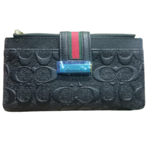 Leather Dionysus Wallet in classic Black