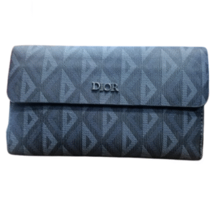 Large Leather Women’s Blue Wallet